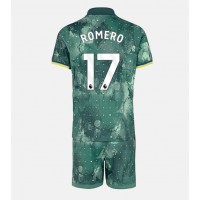 Fotbalové Dres Tottenham Hotspur Cristian Romero #17 Dětské Alternativní 2024-25 Krátký Rukáv (+ trenýrky)